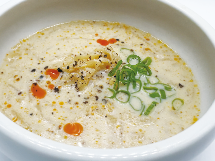 切り干し大根で胡麻豆乳ラーメン